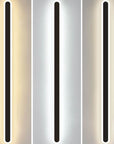 Minimalistiske lineære LED-vegglamper
