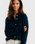 Women's button-up cardigan – Soft and easy to wear