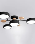 Lampe de plafond moderne à multiples lumières