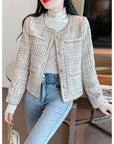 Chaqueta de mujer estilo tweed – Elegante y refinada