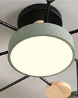 Lampe de plafond moderne à multiples lumières