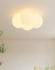 Minimalistická stropná lampa LED v tvare oblaku