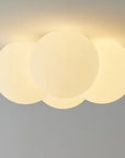 Minimalistická stropná lampa LED v tvare oblaku