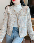 Chaqueta de mujer estilo tweed – Elegante y refinada