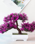 Sztuczny bonsai kompozycja kwiatowa
