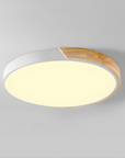 Okrągła Lampa Sufitowa w Stylu Skandynawskim