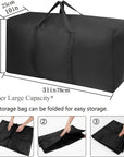 Large-Capacidad Con Asas Multi-Superficie Bolsa De Almacenamiento