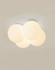 Minimalistická stropná lampa LED v tvare oblaku