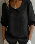 Blusa bordada de flores para mujer – Elegante y femenina