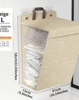 Plegable De Pared Sin Taladrar Cesto De La Ropa