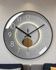 Współczesny i Cichy Zegar Ścienny
