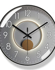 Współczesny i Cichy Zegar Ścienny