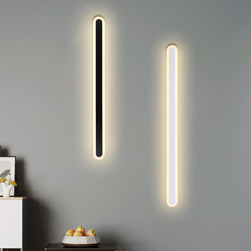 Aplice de perete liniare cu led minimaliste