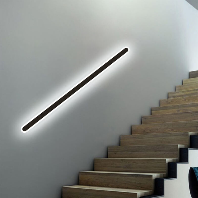 Aplice de perete liniare cu led minimaliste
