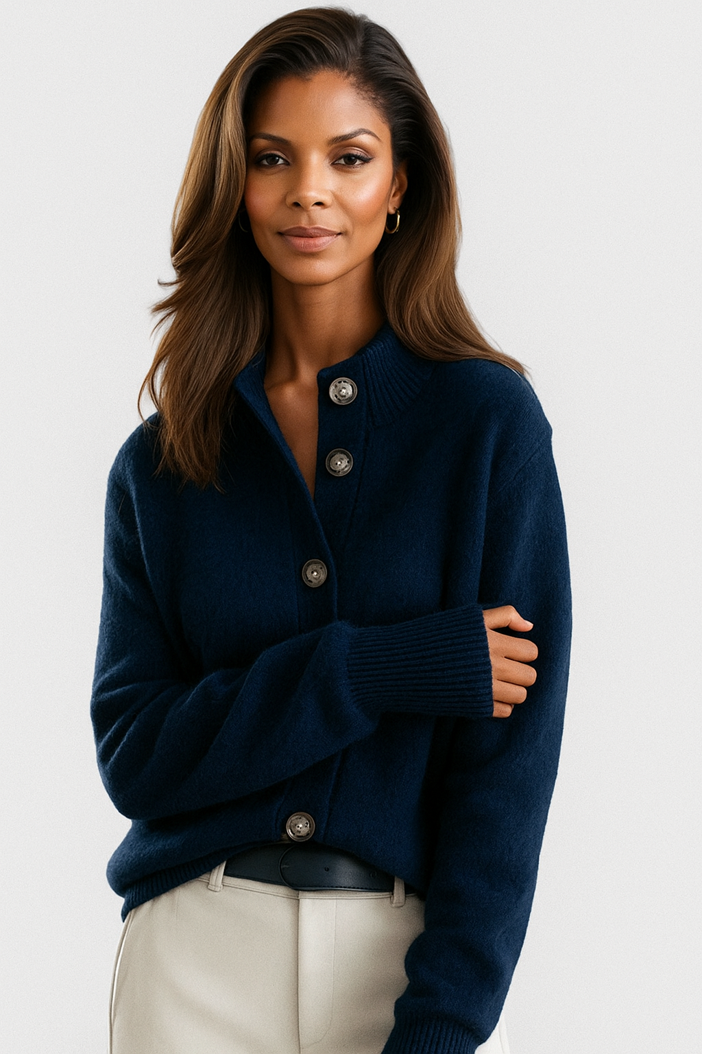 Women's button-up cardigan – Soft and easy to wear
