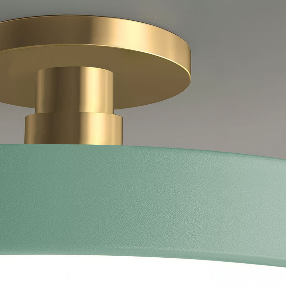 Nowoczesna półwpuszczana lampa sufitowa LED