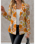 Blazer de mujer azul marino con lunares blancos – Estilo chic, elegante y desenfadado