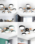 Lampe de plafond moderne à multiples lumières