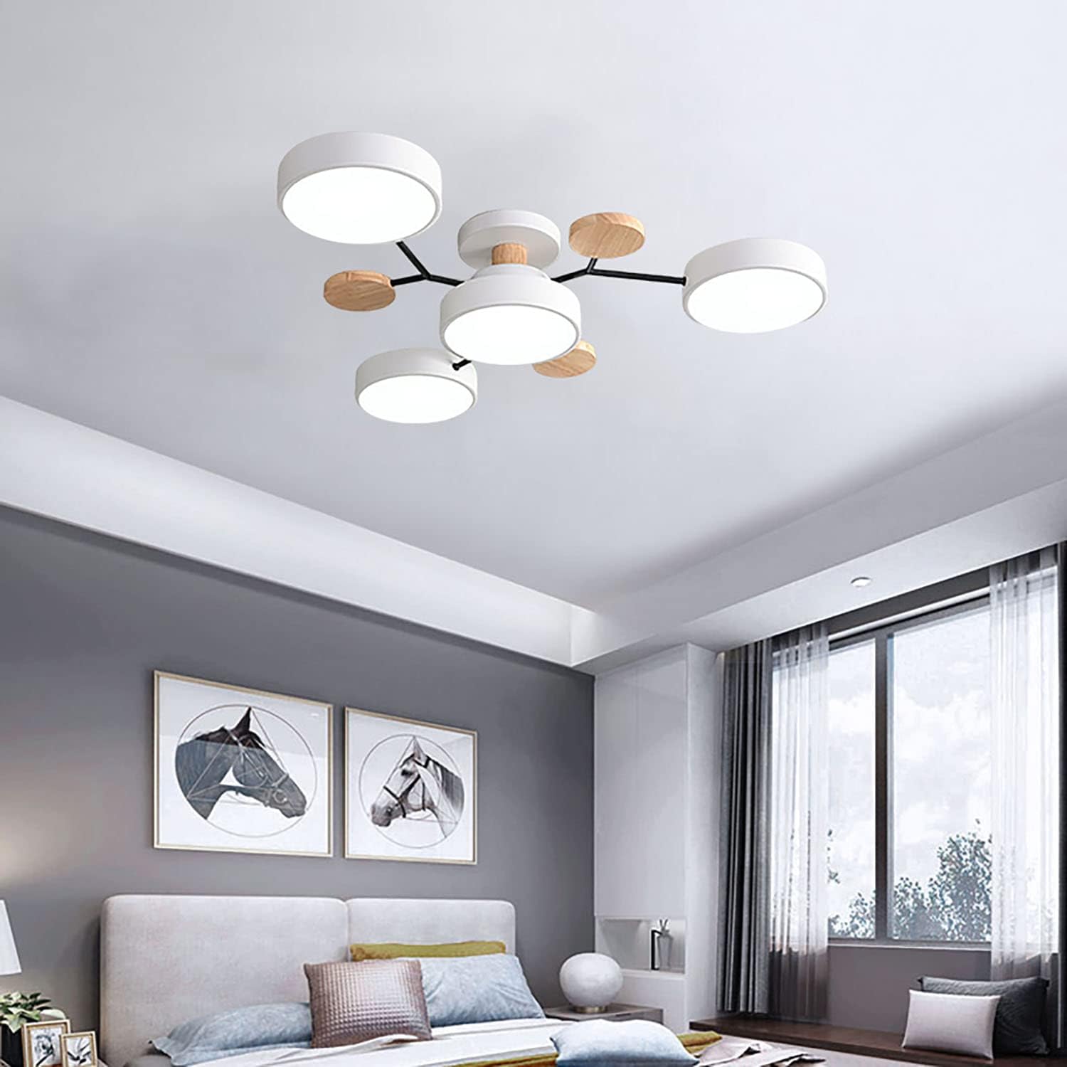 Lampe de plafond moderne à multiples lumières