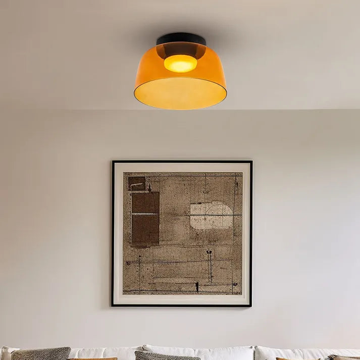 Lampa sufitowa w stylu retro nordyckim