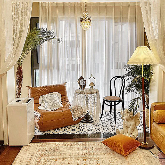 Skandynawska Lampa Podłogowa w Stylu Japońskim