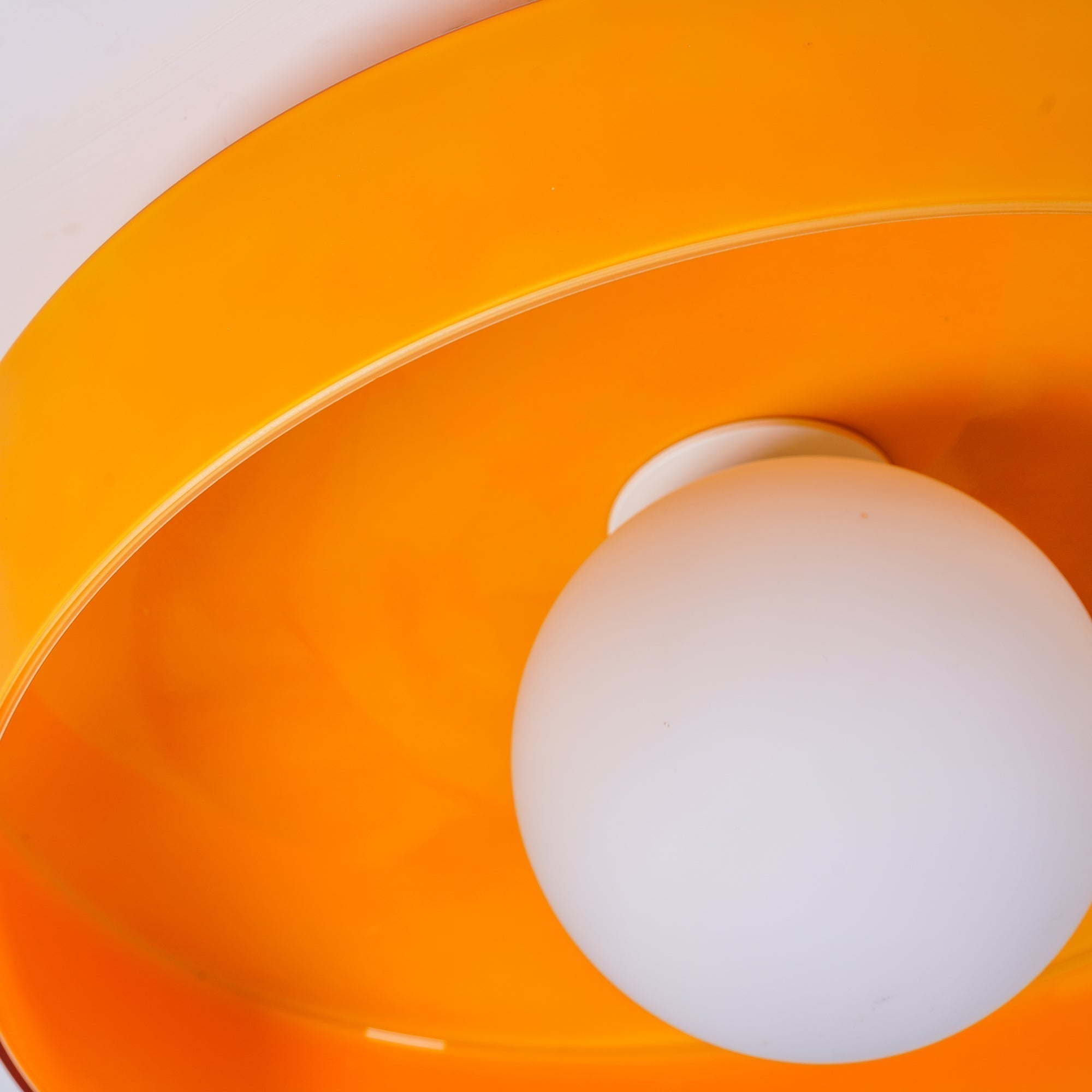 מנורת תקרה שקועה עגולה פשוטה