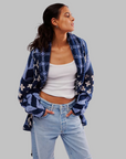 Cárdigan largo geométrico para mujer – Atrevido y colorido