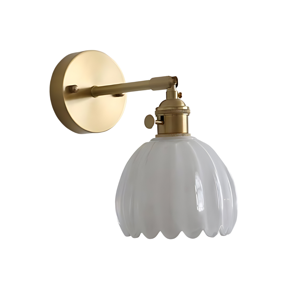 Vintage Blumen Wandlampen