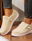 Cálidas pantuflas de borreguillo para mujer - suaves y cómodas