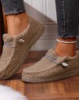 Cálidas pantuflas de borreguillo para mujer - suaves y cómodas
