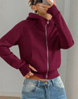 Sudadera corta con capucha para mujer – Casual y cómoda