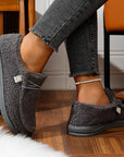 Cálidas pantuflas de borreguillo para mujer - suaves y cómodas