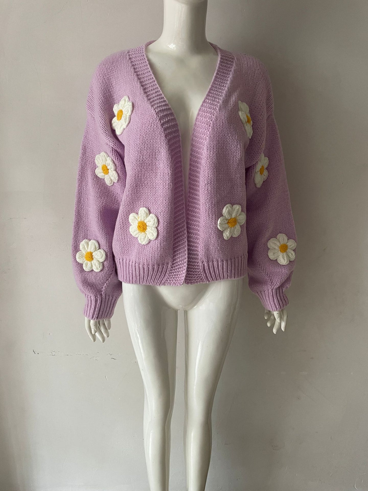 Cárdigan de punto oversize para mujer – Suave y colorido