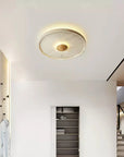 Minimalist Round Coastal Style LED Ceiling Lamp