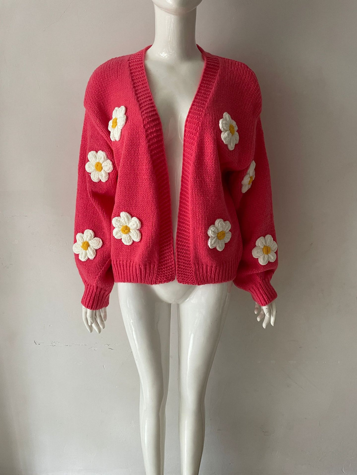 Cárdigan de punto oversize para mujer – Suave y colorido