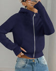 Sudadera corta con capucha para mujer – Casual y cómoda
