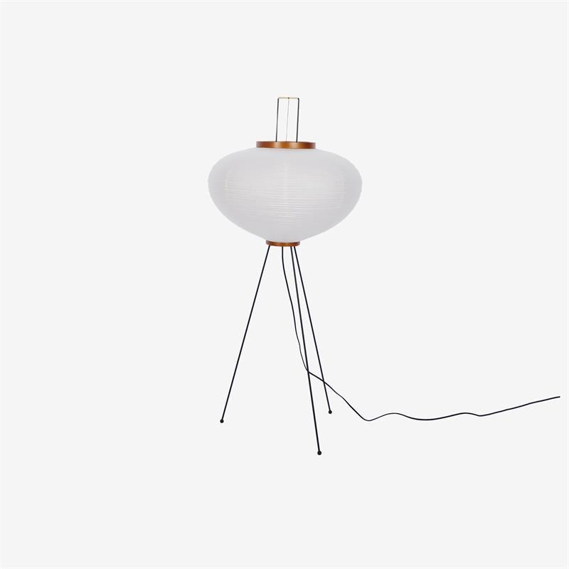 Minimalistyczna lampa stojąca inspirowana zenem