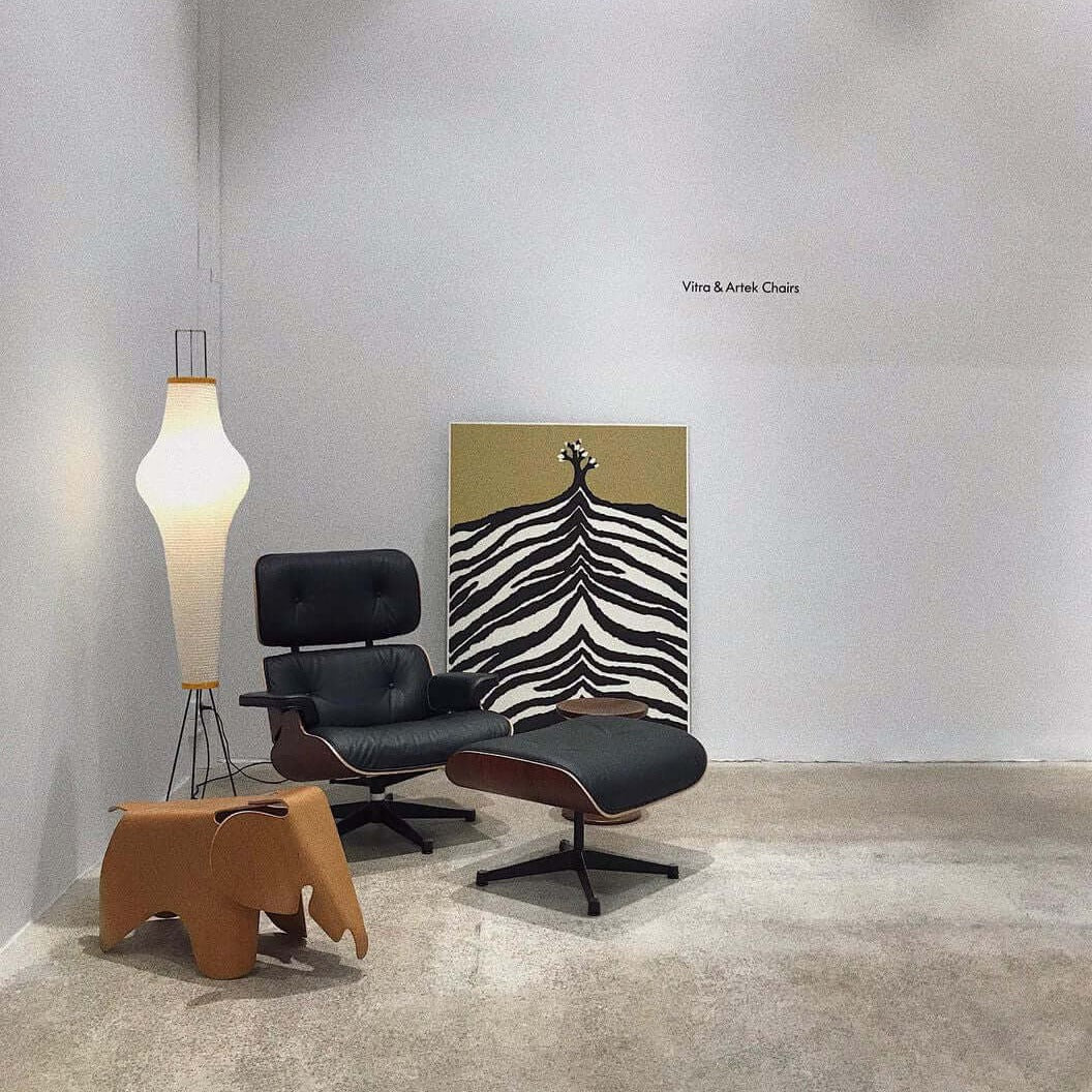 Minimalistyczna lampa stojąca inspirowana zenem