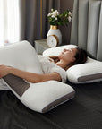 Ergonomiczna poduszka z pianki memory foam z bawełną