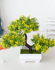 Sztuczny bonsai kompozycja kwiatowa