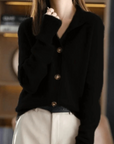 Women's button-up cardigan – Soft and easy to wear