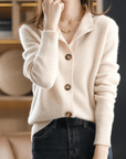 Women's button-up cardigan – Soft and easy to wear