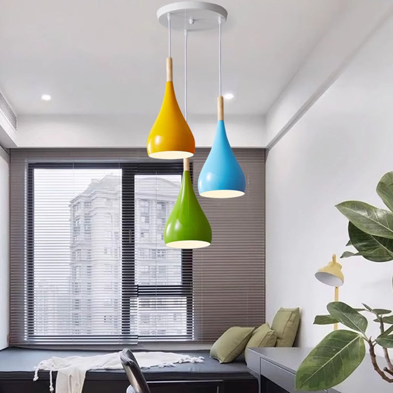 Odolná venkovní závěsná lampa ve tvaru dýně