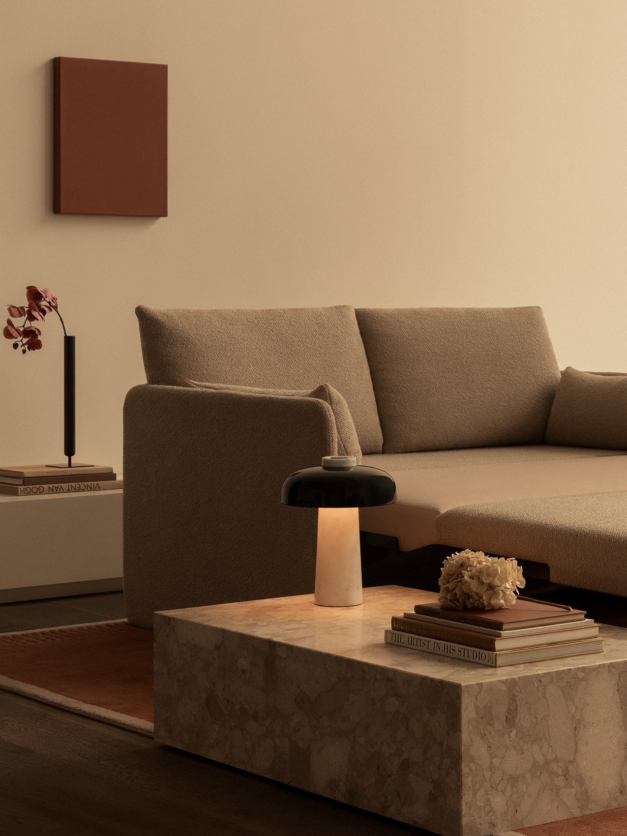 Lámpara De Mesa Contemporánea Estilo Hongo