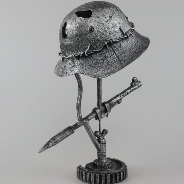 Casco Led Lámpara De Mesa