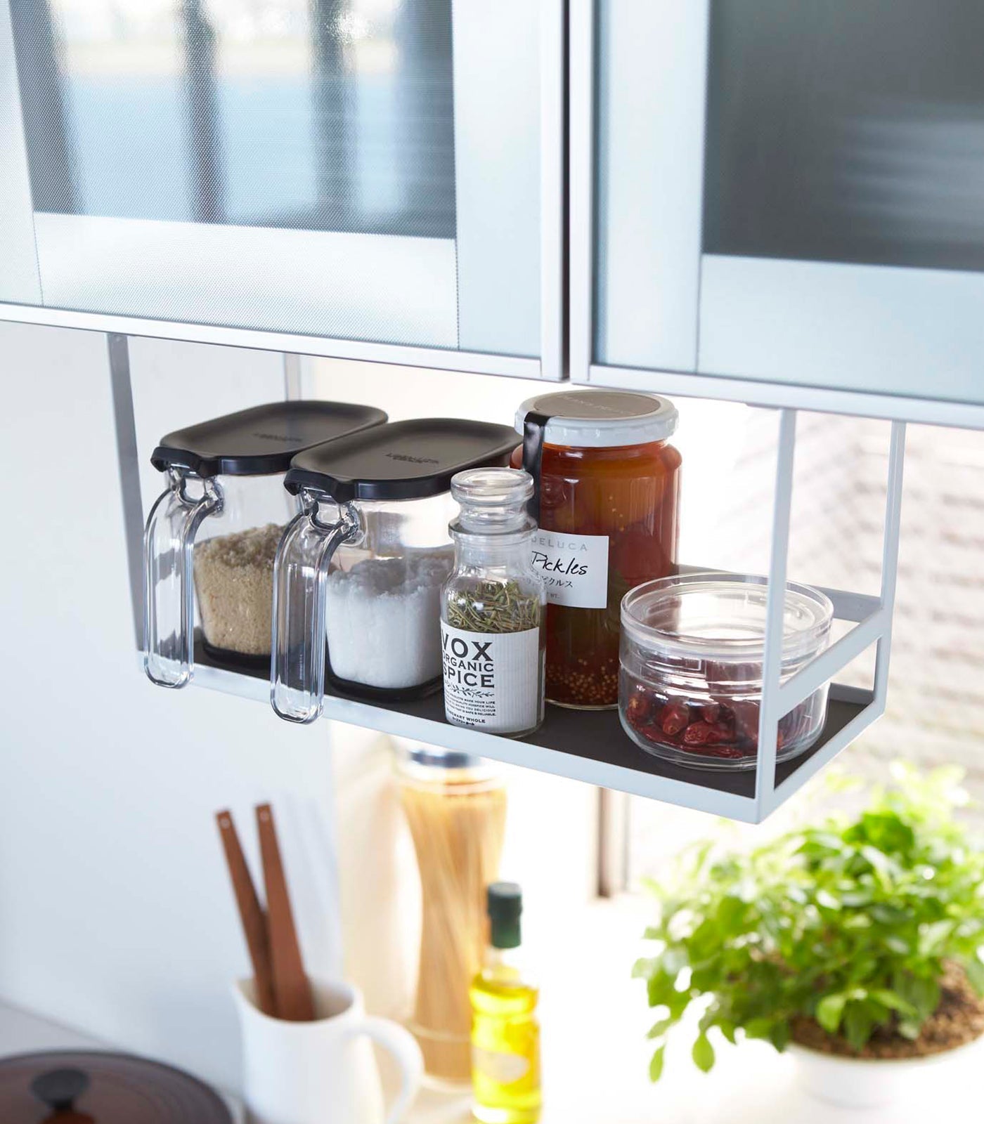 With Steel Style Under-Shelf Organizer