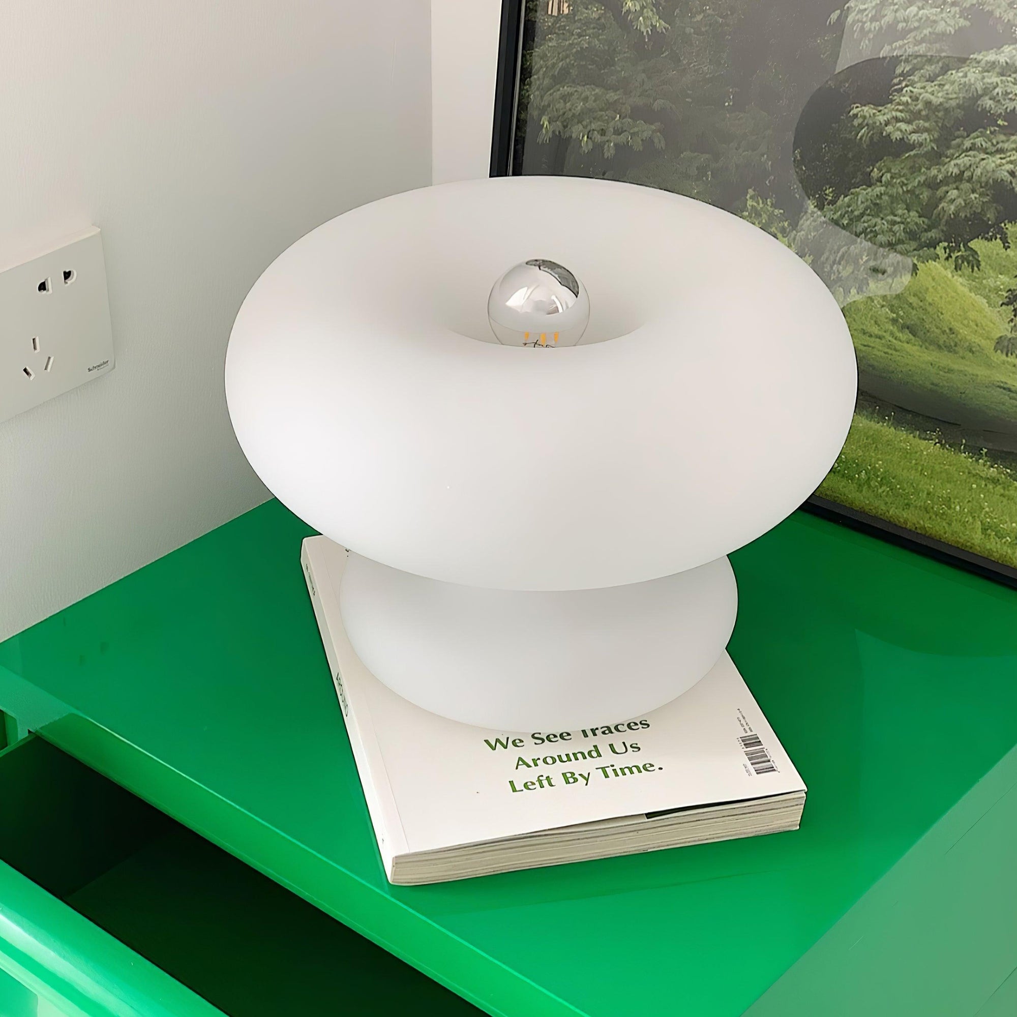 Tischlampe mit rundem Design