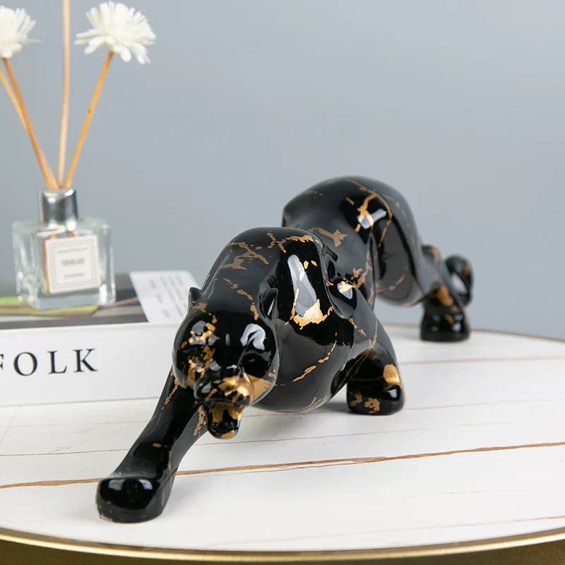 Escultura Jaguar Elegante