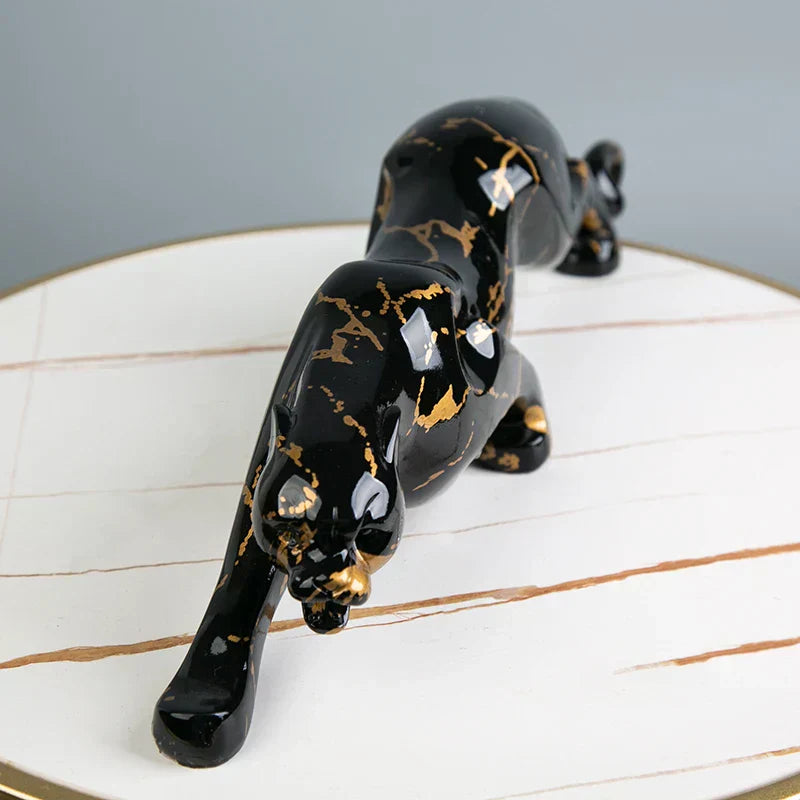 Escultura Jaguar Elegante