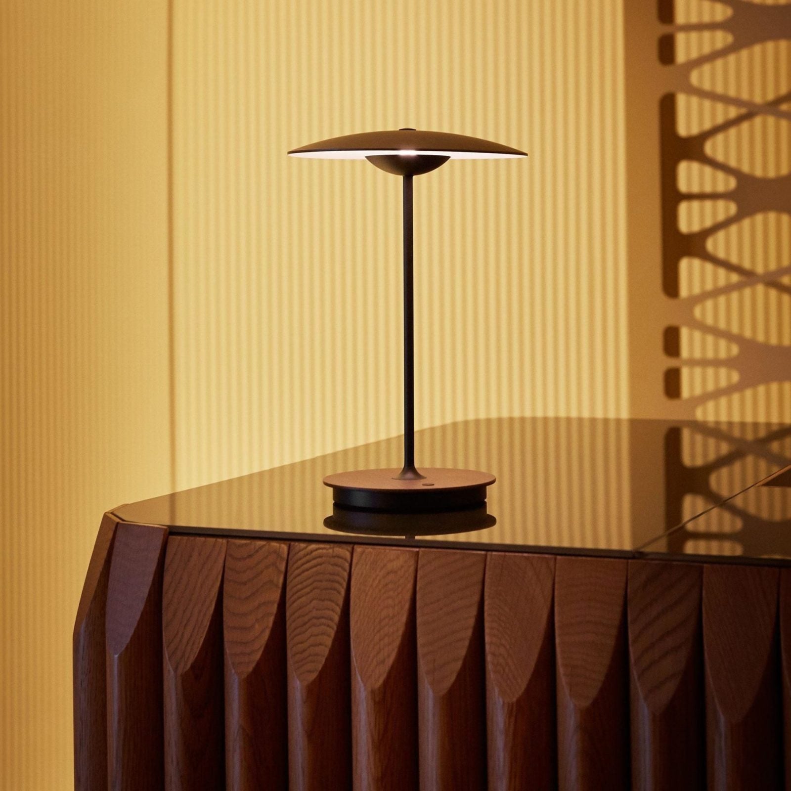 Table Lamp with Button Control